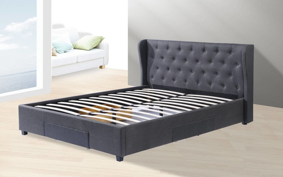 Khung giường cỡ King tối giản 160 * 200cm Bốn ngăn kéo